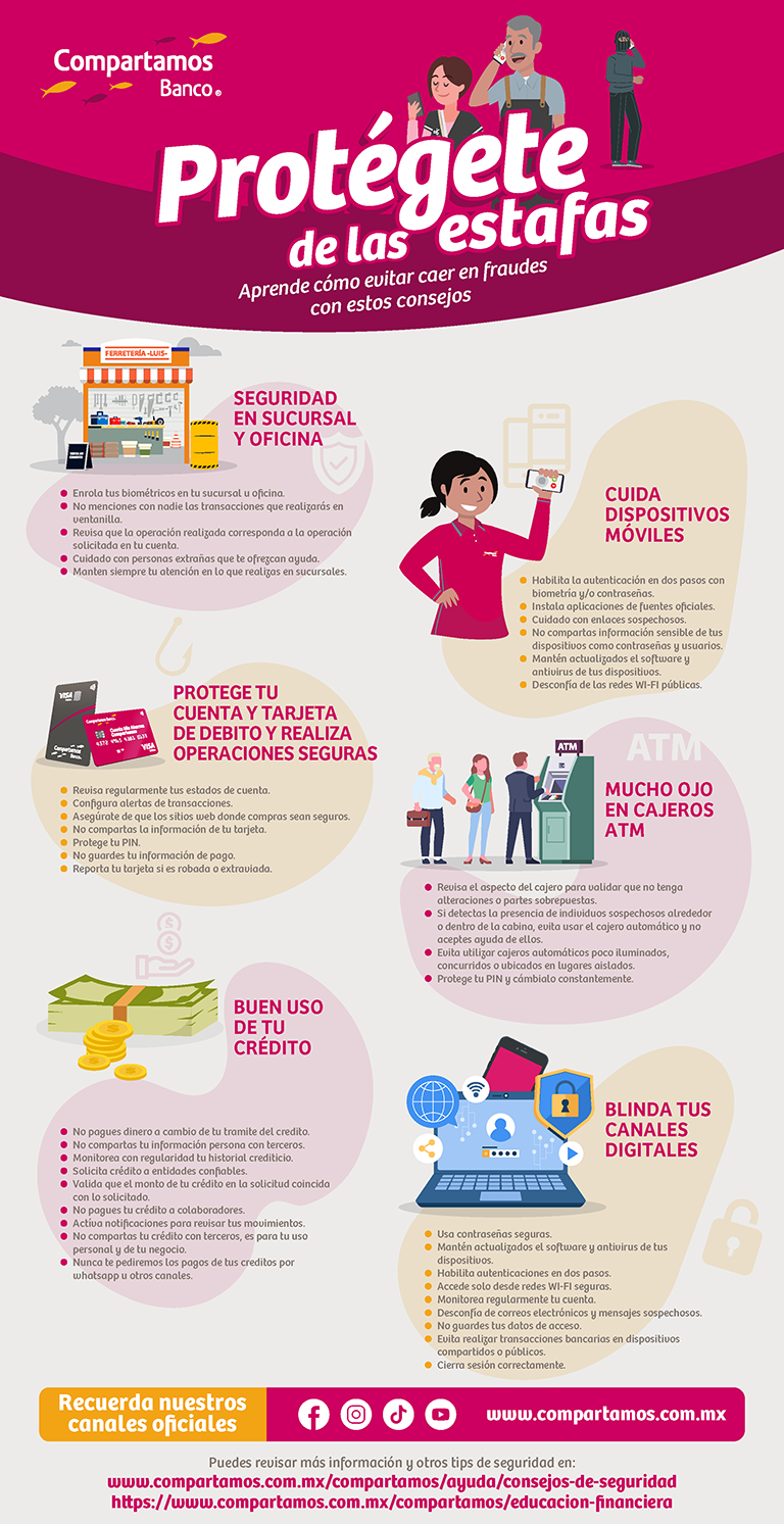 Protégete de las estafas